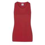 Dámske tielko (Just Cool WOMEN'S COOL SMOOTH SPORTS VEST) > červená (fire) > L