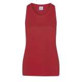 Dámske tielko (Just Cool WOMEN'S COOL SMOOTH SPORTS VEST) > červená (fire) > L