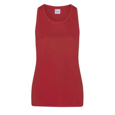 Dámske tielko (Just Cool WOMEN'S COOL SMOOTH SPORTS VEST) > červená (fire) > L