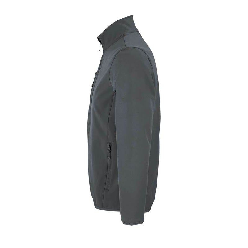 Pánska bunda (SOL'S FALCON MEN - SOFTSHELL ZIP JACKET) > šedá (charcoal) > 3XL