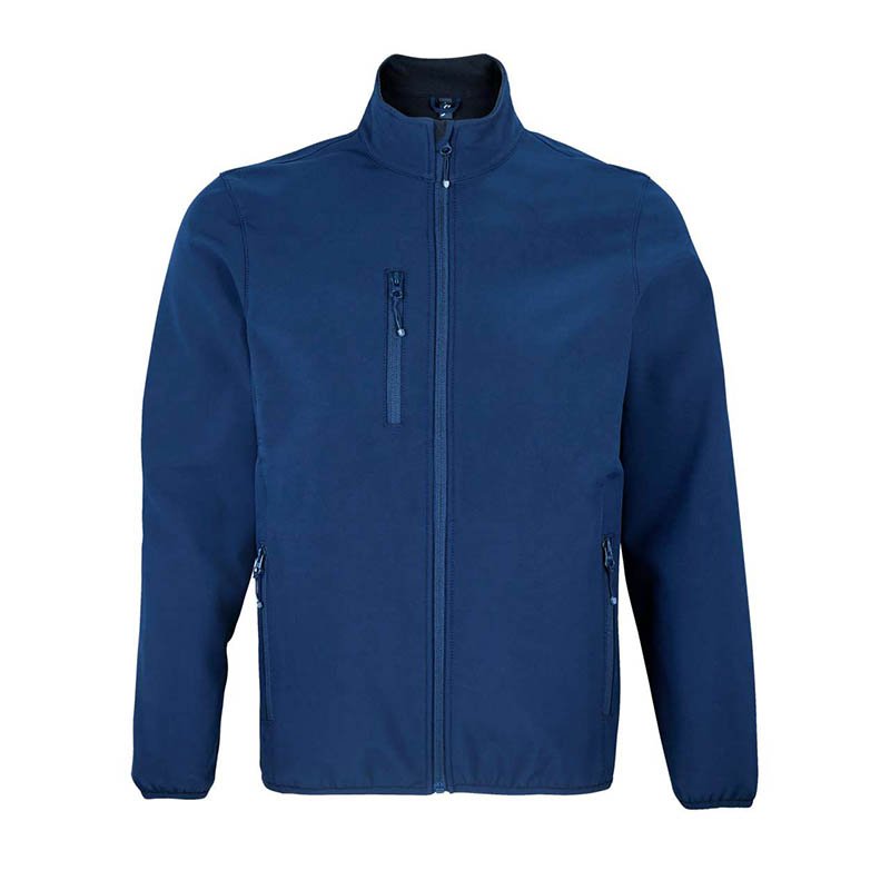Pánska bunda (SOL'S FALCON MEN - SOFTSHELL ZIP JACKET) > modrá (abyss) > S