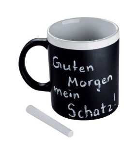 Hrnček Triest s kriedou > biela