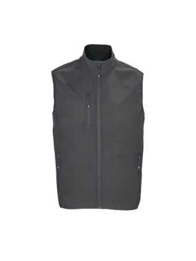 Pánska vesta (SOL'S FALCON BW MEN - SOFTSHELL BODYWARMER) > šedá (charcoal) > S