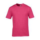Unisex tričko(GILDAN PREMIUM COTTON ADULT T-SHIRT) > ružová (heliconia) > 2XL