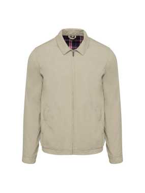 Pánska bunda (Kariban HARRINGTON BLOUSON JACKET) > béžová > XL