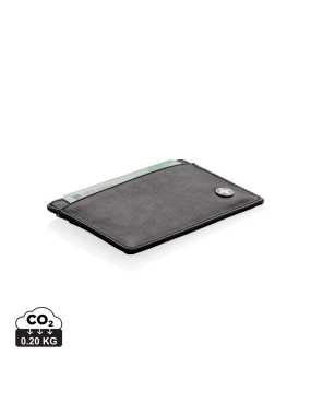 PU obal na karty s RFID ochranou > čierna