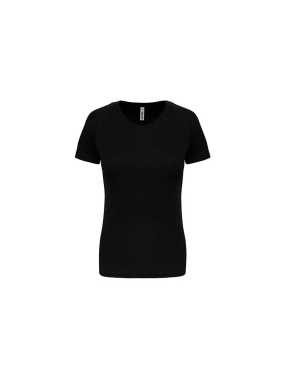 Dámske tričko (PROACT LADIES SHORT SLEEVE T-SHIRT) > čierna > M