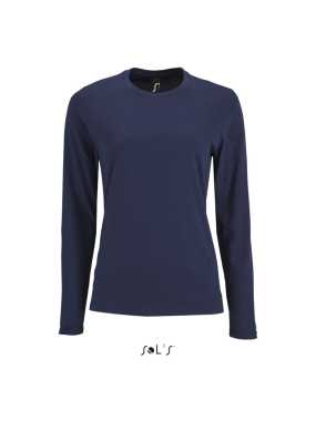 Dámske tričko (SOL'S IMPERIAL LSL WOMEN - LONG-SLEEVE T-SHIRT)>modrá (frenchnavy)>XL