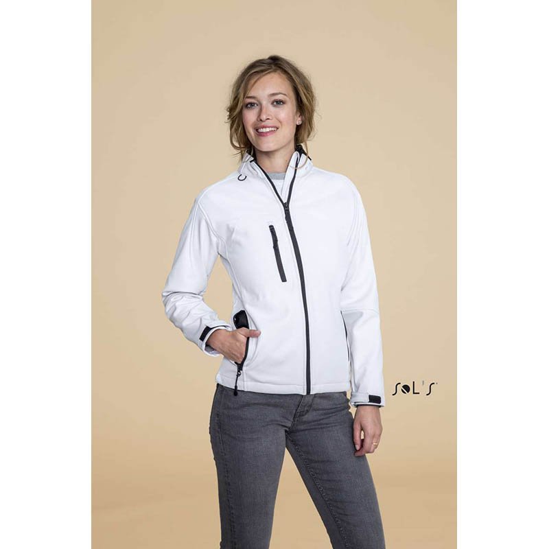 Dámska bunda (SOLS WOMENS SOFTSHELL ZIPPED JACKET) > biela > M