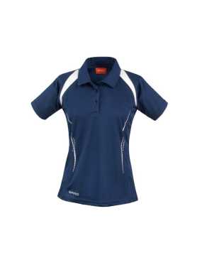 Dámska polokošeľa (SPIRO LADIES TEAM SPIRIT POLO SHIRT) > modrá (navy) / biela > L