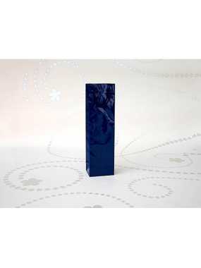 Papierová taška (LUXURY LINE) > modrá > 12x9x39 cm