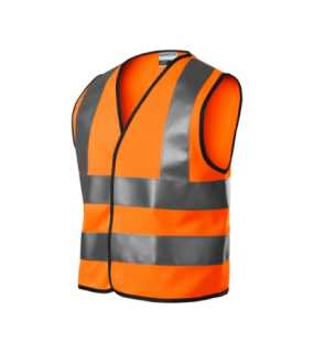 Detská reflexná vesta (RIMECK HV Bright) > oranžová (reflexná) > 6-8r