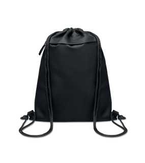 Sťahovacie vrecúško zo 600D RPET s PU vrstvou > čierna