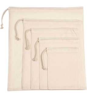 Vrecko so šnúrkami (Kimood SLIDING DRAWSTRING IN ORGANIC COTTON) > prírodná (natural) > S