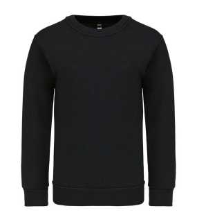 Detská mikina(KARIBAN KIDS' CREW NECK SWEATSHIRT) > čierna > 12/14