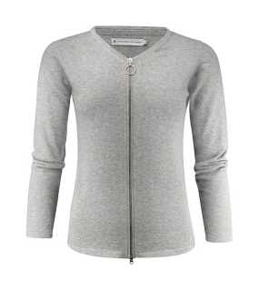Dámsky sveter (James Harvest ASHLAND CARDIGAN WOMAN) > šedá > S