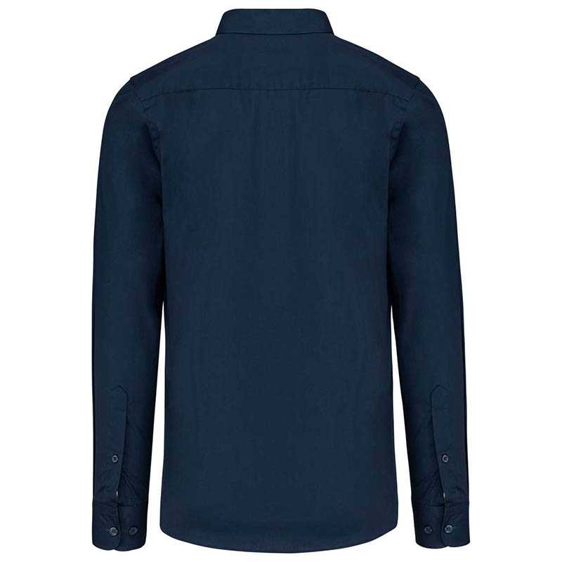 Pánska košeľa(KARIBAN MEN’S LONG SLEEVE POPLIN SHIRT) > modrá (navy) > L