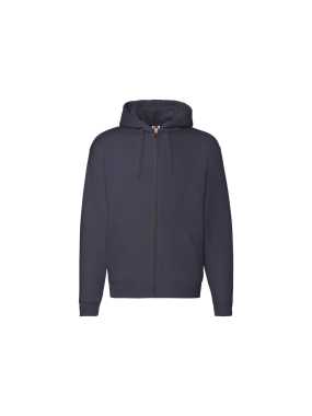 Pánska mikina (FRUIT OF THE LOOM Hooded Sweat Jacket ) > modrá (deep navy) > 4XL