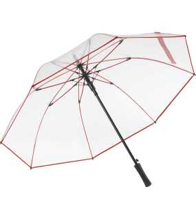 Dáždnik (FARE AC golf umbrella Pure) > transparentná (červená)