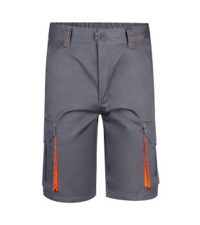 Pánske krátke nohavice (VELILLA TWO-TONE STRETCH SHORTS) > šedá / oranžová (hi-vis) > 36