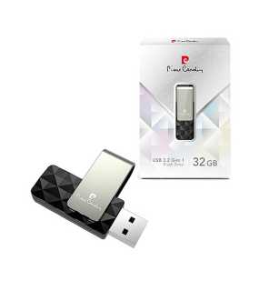 Elegantný otočný USB flash disk "PIERRE CARDIN" > čierna