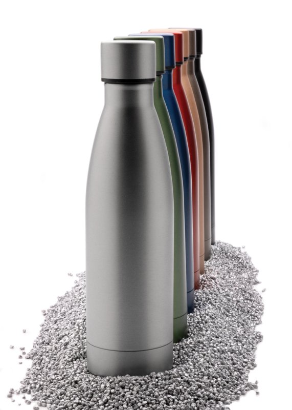 Celofarebná termo fľaša z RCS recyklovanej ocele 500ml > zlatá