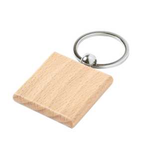 Prívesok na kľúče, štvorec > prírodná > C