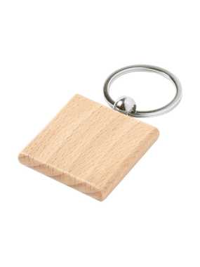 Prívesok na kľúče, štvorec > prírodná > C