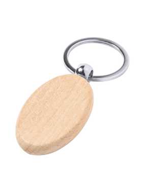 Prívesok na kľúče, ovál > prírodná > D