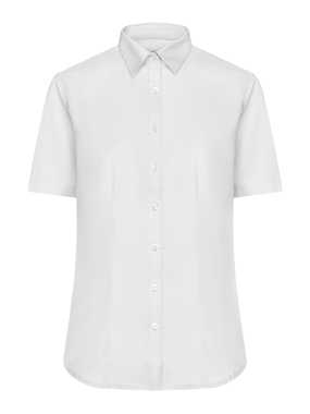 Dámska košeľa(JN Ladies Shirt Shortsleeve Micro-Twill) > biela > L