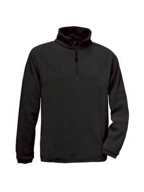 Unisex fleece mikina (B&C HIGHLANDER +) > čierna > S