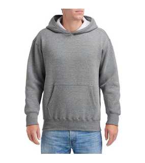 Unisex mikina (HAMMER ADULT HOODED SWEATSHIRT) > šedá (graphite heather) > S