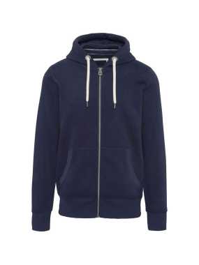 Pánska mikina (KARIBAN MEN’S VINTAGE ZIPPED HOODED SWEATSHIRT)>modrá (vintage navy)>S