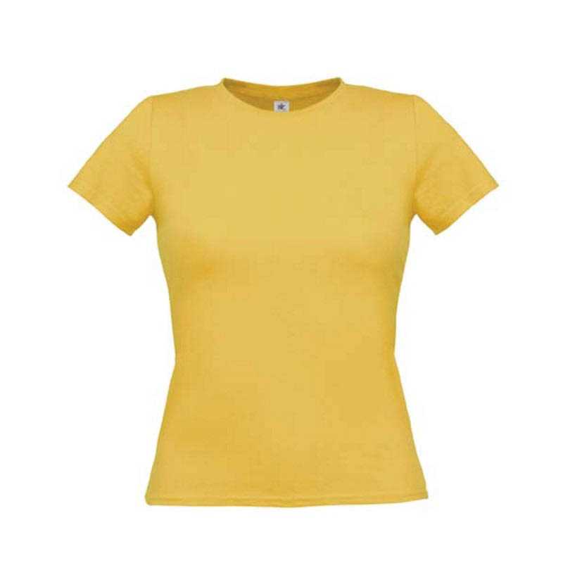 Dámske tričko (B&C WOMEN-ONLY) > žltá (used) > S