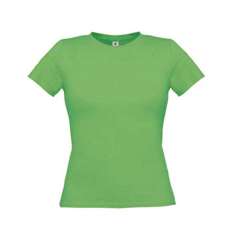 Dámske tričko (B&C WOMEN-ONLY) > zelená (real) > L