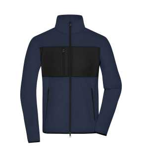 Pánska bunda (JN Men's Fleece Jacket) > modrá (navy) / čierna > XL