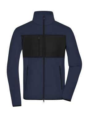 Pánska bunda (JN Men's Fleece Jacket) > modrá (navy) / čierna > XL