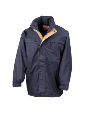 Unisex bunda (RESULT MULTI-FUNCTION JACKET) > modrá (navy) / piesková > L