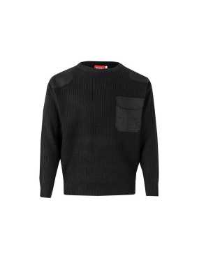 Pánsky sveter (VELILLA KNITTED JUMPER) > čierna > M