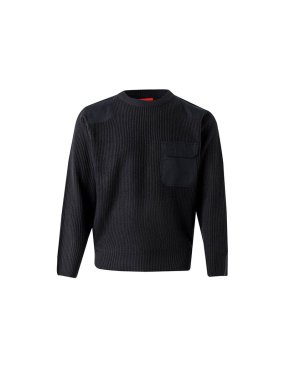 Pánsky sveter (VELILLA KNITTED JUMPER) > modrá (marine) > S