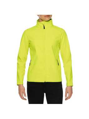 Dámska bunda (HAMMER LADIES SOFTSHELL JACKET) > zelená (safety) > XL
