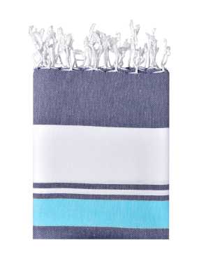 Plážová deka (JN Beach Blanket) > modrá (navy) / tyrkysová / biela