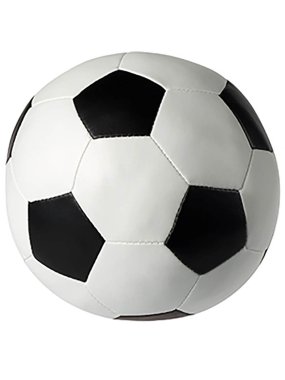 Mäkká futbalová lopta (MBW Vinyl soccer ball) > biela / čierna > O 6,5 cm