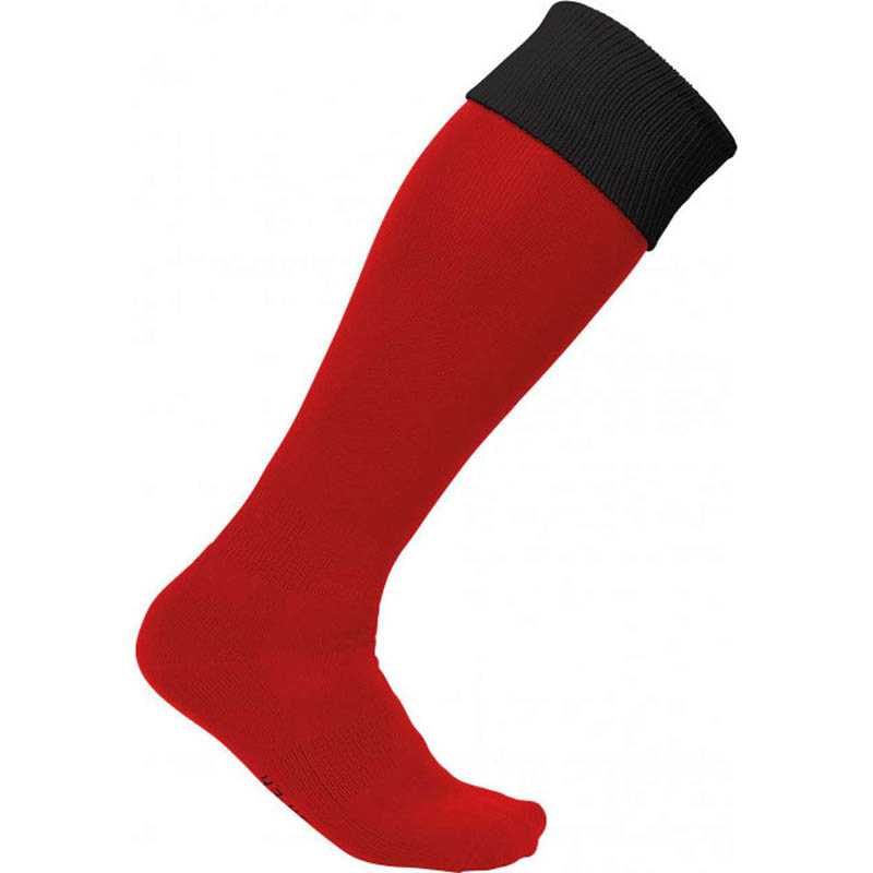 Športové ponožky (TWO-TONE SPORTS SOCKS) > červená (sporty) / čierna > 27/30