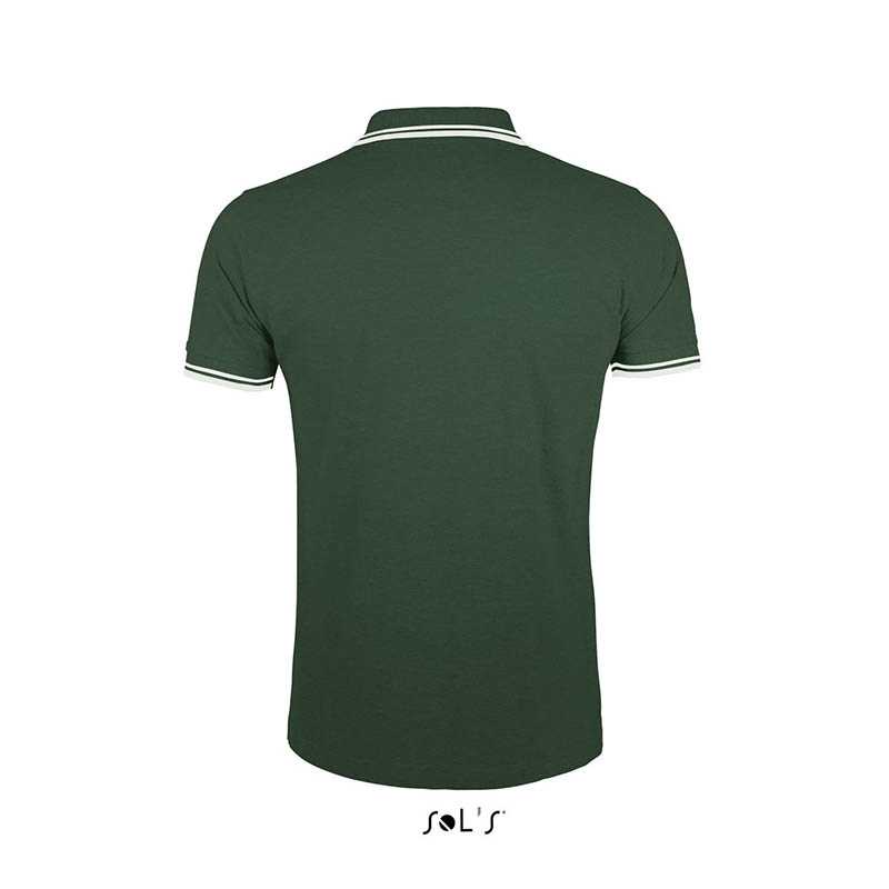 Pánska polokošeľa (SOLS MEN POLO SHIRT) > zelená (forest) / biela > 2XL