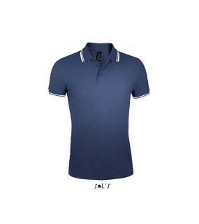 Pánska polokošeľa (SOLS MEN POLO SHIRT) > modrá (frenchnavy) / biela > L