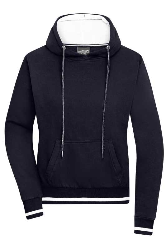 Dámska mikina(JN Ladies Club Hoody) > modrá (navy) / biela > S