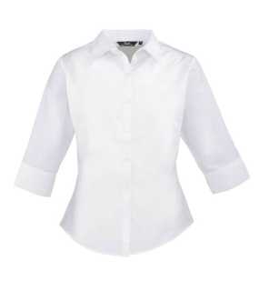 Dámska košeľa (PREMIER LADIES’ 3 SLEEVE POPLIN BLOUSE) > biela > L