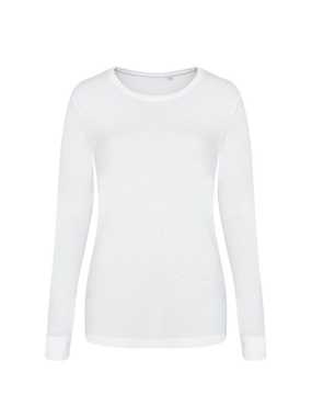 Dámske tričko (Just Ts LONG SLEEVE GIRLIE TRI-BLEND T) > biela (solid) > XL
