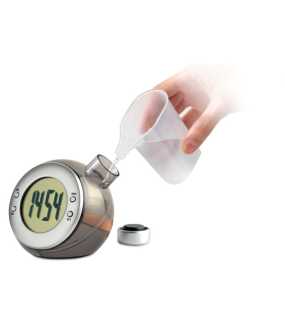 Stolové hodiny s LCD displejom > strieborná(matt)